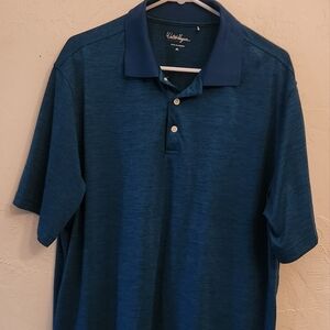 Walter Hagen Blue Polo Shirt Classic Design